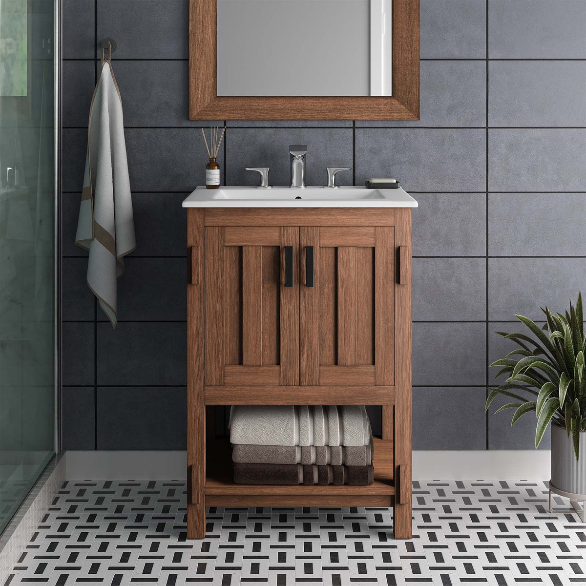 Ashlyn 24” Wood Bathroom Vanity Modway Model: eei-6534
