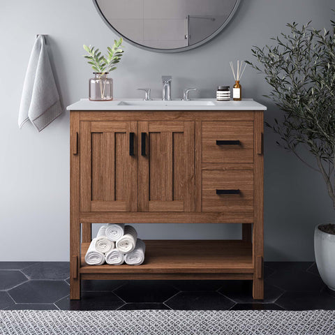 Ashlyn 36” Wood Bathroom Vanity Modway Model: eei-6535
