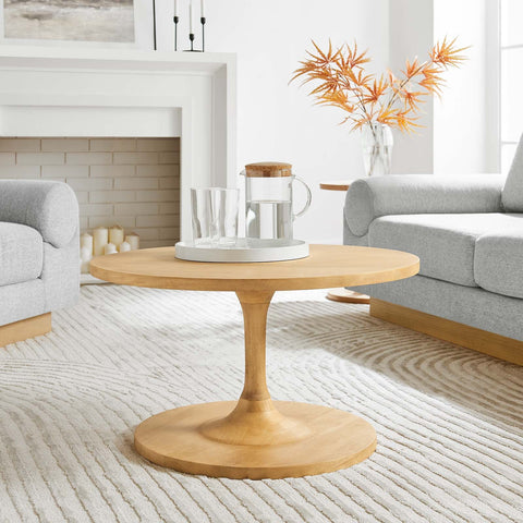 Lina Round Wood Coffee Table Modway Model: eei-6574