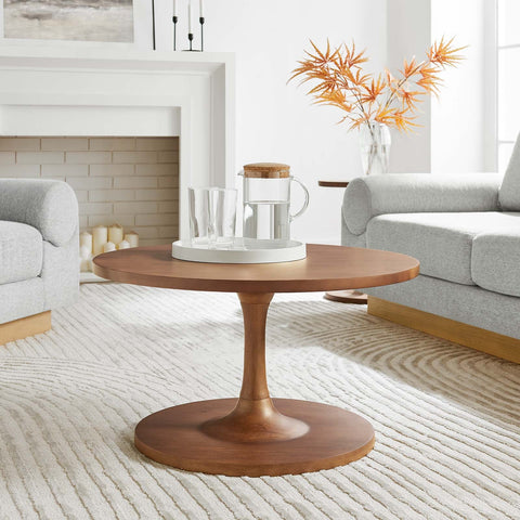 Lina Round Wood Coffee Table Modway Model: eei-6574