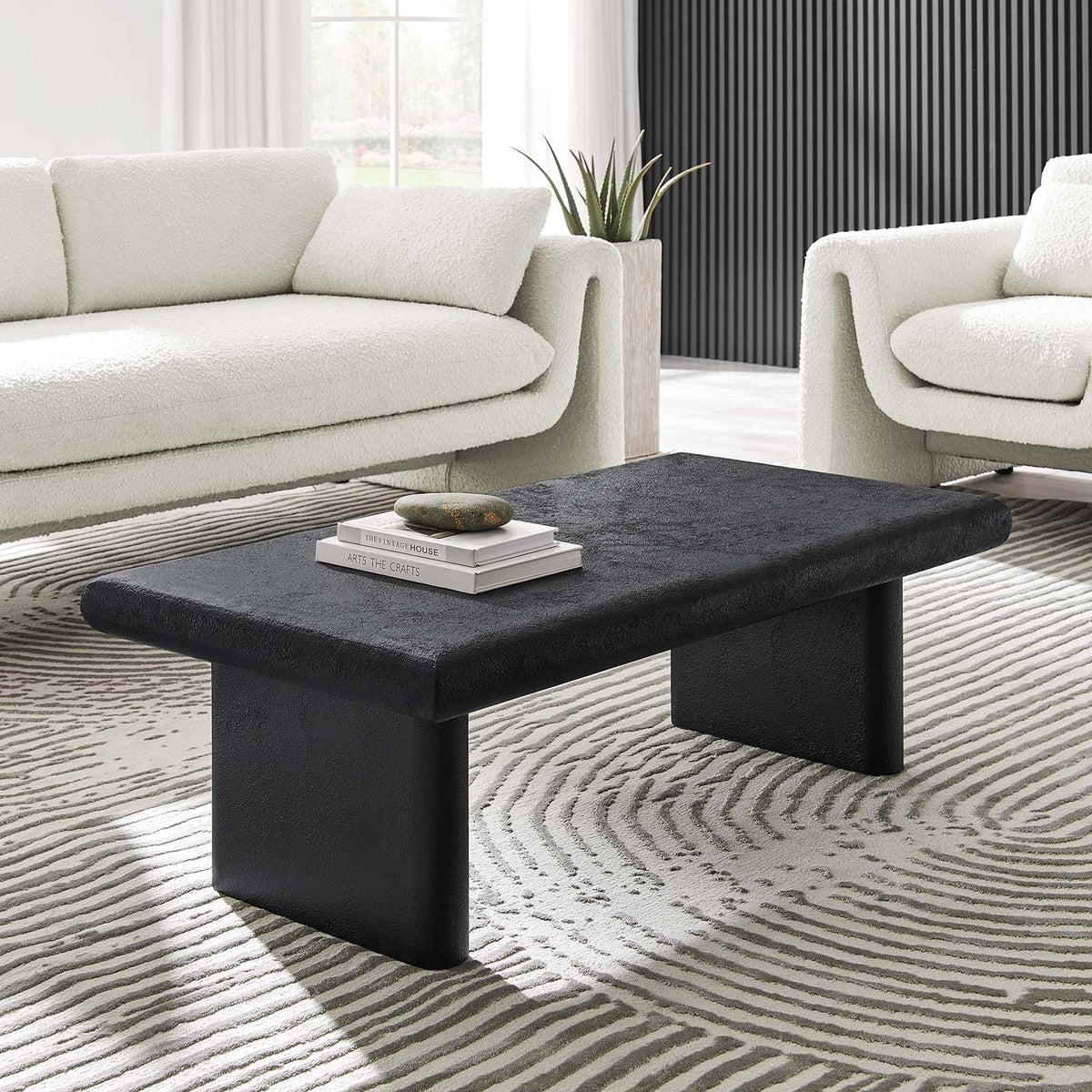 Relic Concrete Textured Coffee Table Modway Model: eei-6578