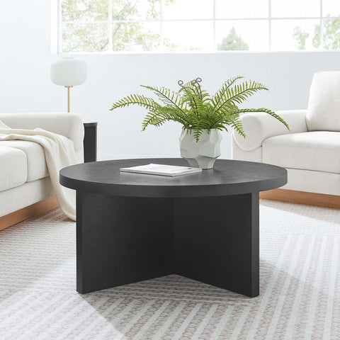 Silas Round Wood Coffee Table Modway Model: eei-6580