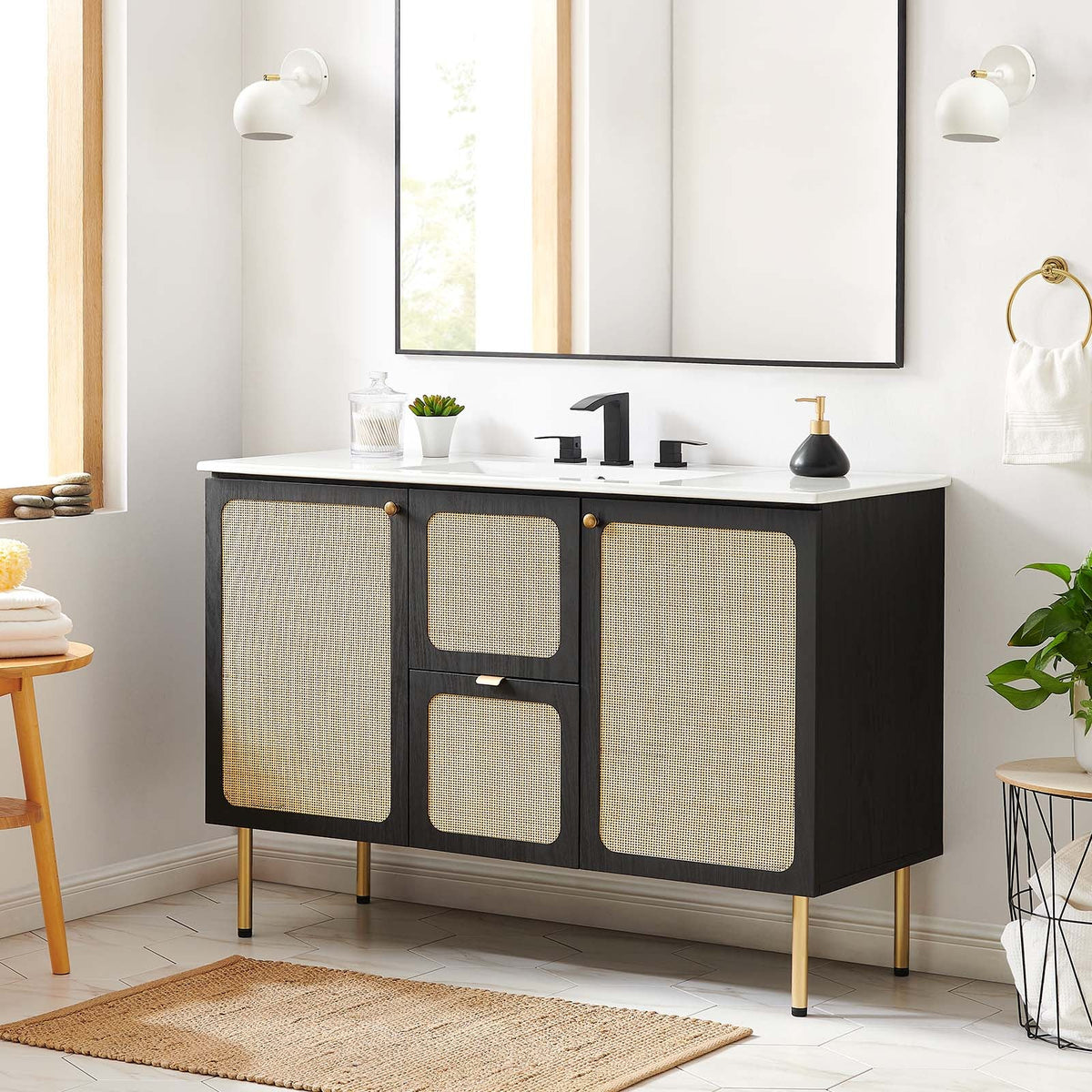 Chaucer 48" Bathroom Vanity Cabinet (Sink Basin Not Included) Modway Model: eei-6604