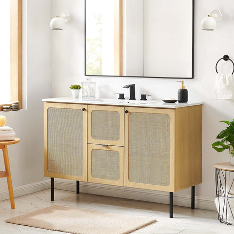 Chaucer 48" Single Sink Bathroom Vanity Modway Model: eei-6699