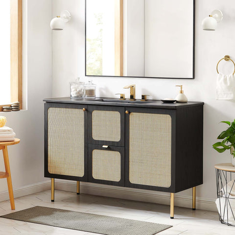 Chaucer 48" Single Sink Bathroom Vanity Modway Model: eei-6700