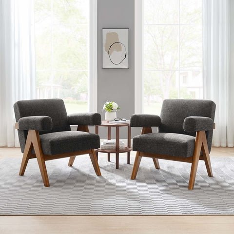 Lyra Fabric Armchair - Set of 2 Modway Model: eei-6704