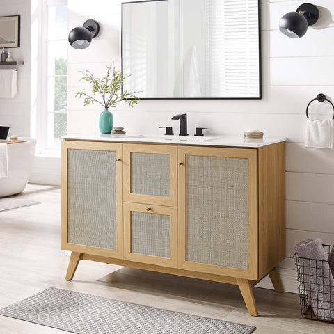 Soma 48” Single Sink Bathroom Vanity Modway Model: eei-6719