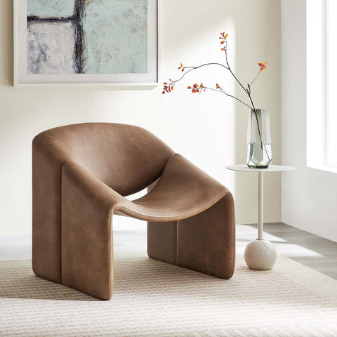 Vivi Vegan Leather Accent Chair Modway Model: eei-6768