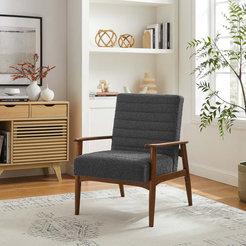 Jensen Boucle Fabric Accent Chair Modway Model: eei-6780