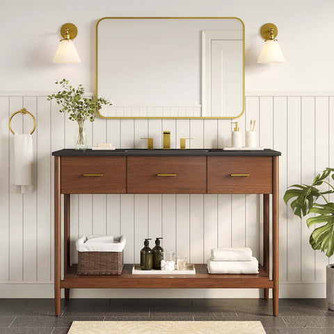 Zaire 48" Single Sink Bathroom Vanity Modway Model: eei-6825