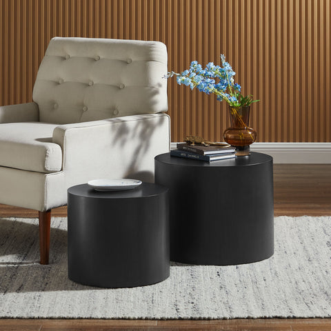 Amani Round Nesting Coffee Tables Set of 2 Modway Model: eei-6893