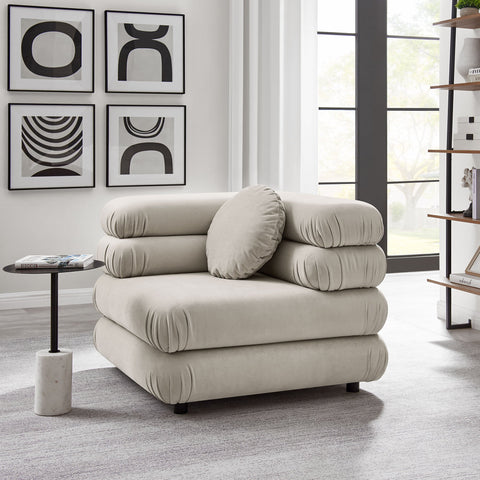 Jubilee Modular Performance Velvet Corner Chair Modway Model: eei-6898