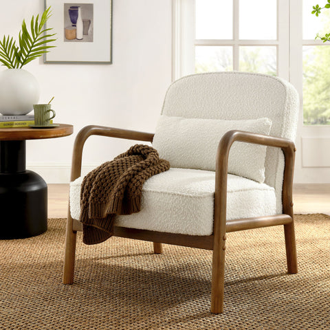 Charlie Boucle Upholstered Armchair Modway Model: eei-6909