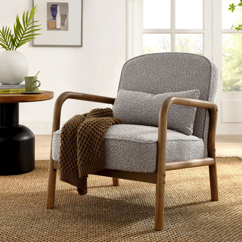 Charlie Boucle Upholstered Armchair Modway Model: eei-6909