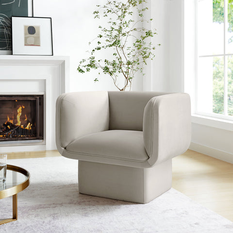 Tate Performance Velvet Accent Chair Modway Model: eei-6995