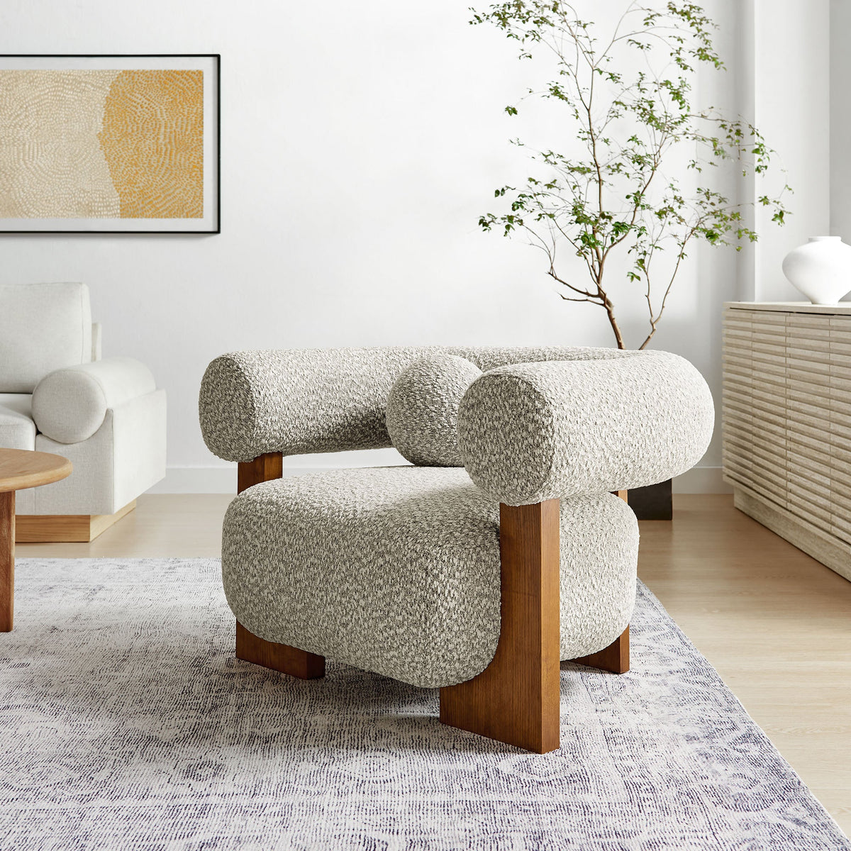 Jace Boucle Accent Chair Modway Model: eei-6996