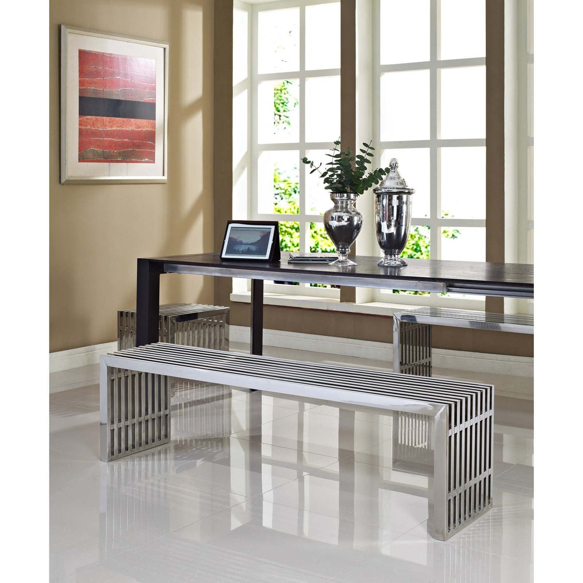 Gridiron Benches Set of 3 Modway Model: eei-867