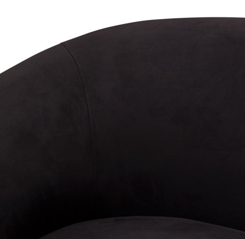 Raven Sofa Black Velvet - Diamond Sofa