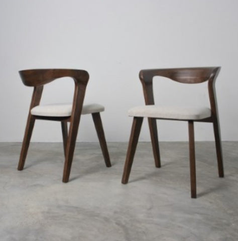 LOGSTOR SIDE CHAIR (2/CTN) By FURNITURE OF AMERICA FM30002WN-SC-2PK