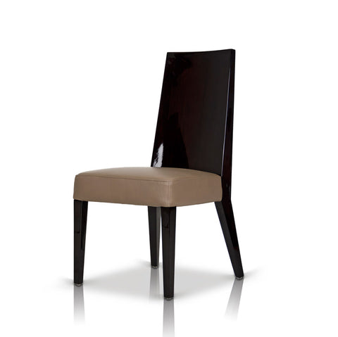 Noble Modern Dark Brown Veneer Chair Model VGHBHN30