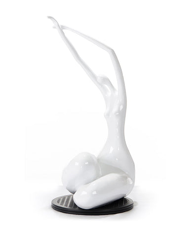 Sz0425 Modern White Lass Sculpture Model VGTHSZ0425-WHT