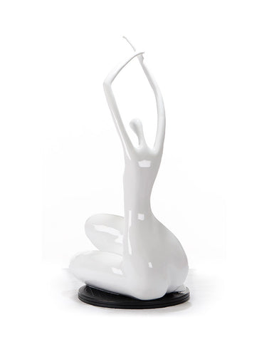 Sz0425 Modern White Lass Sculpture Model VGTHSZ0425-WHT