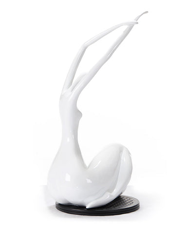 Sz0425 Modern White Lass Sculpture Model VGTHSZ0425-WHT