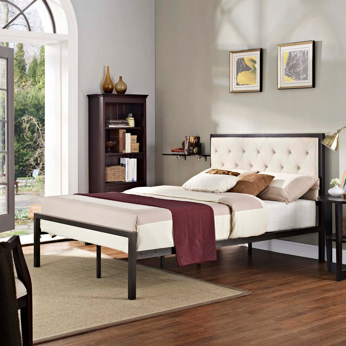 Mia Fabric Bed Modway Model: mod-5180