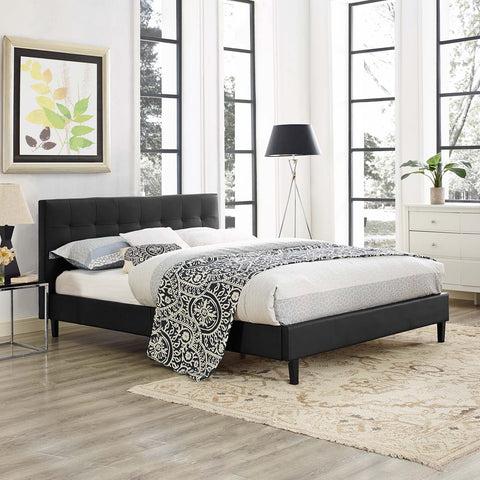 Linnea Faux Leather Bed Modway Model: mod-5423