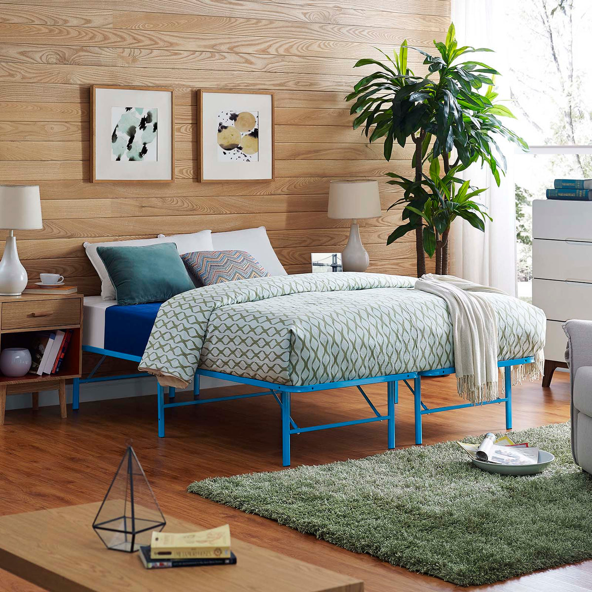 Horizon Stainless Steel Bed Frame Modway Model: mod-5428