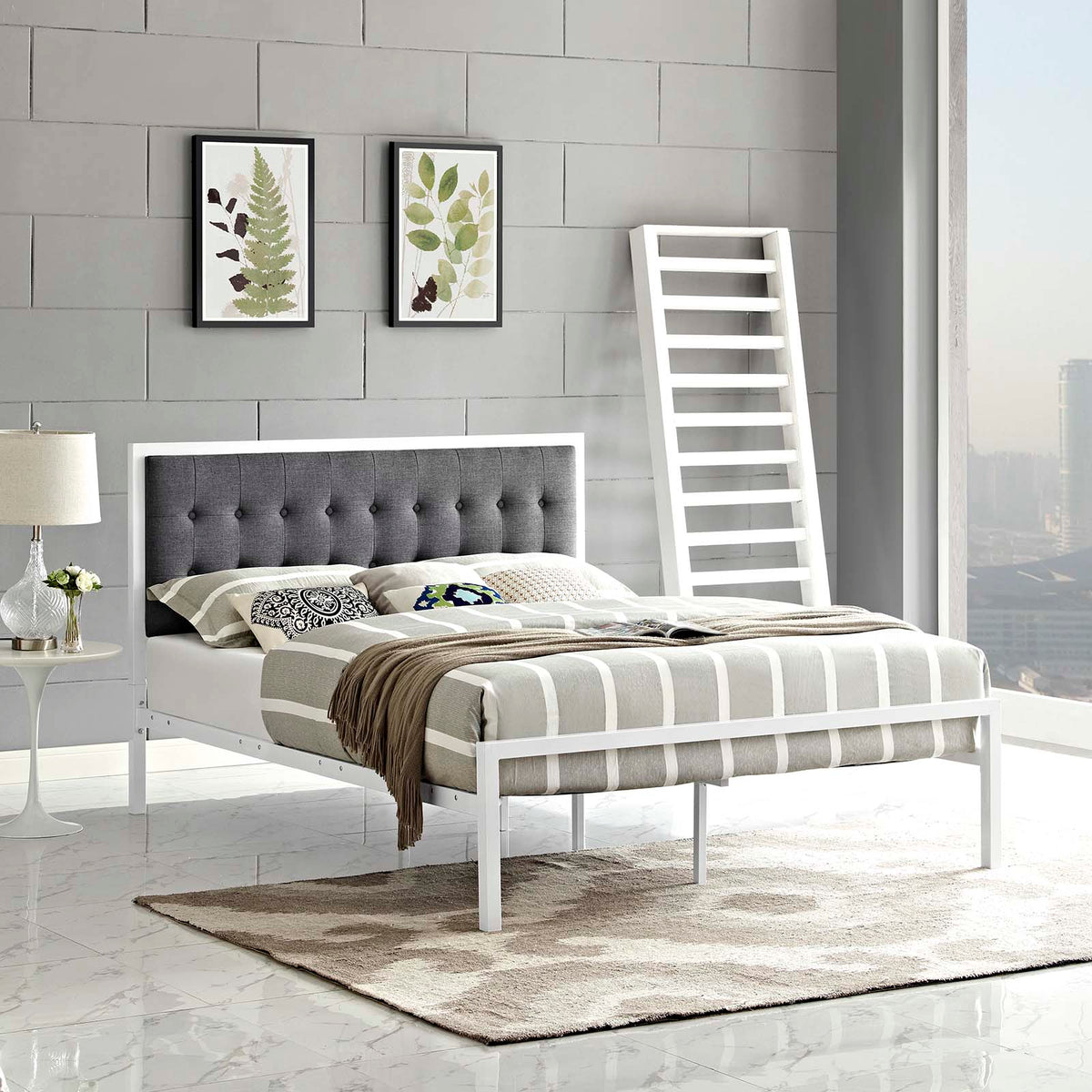 Millie Fabric Bed Modway Model: mod-5456