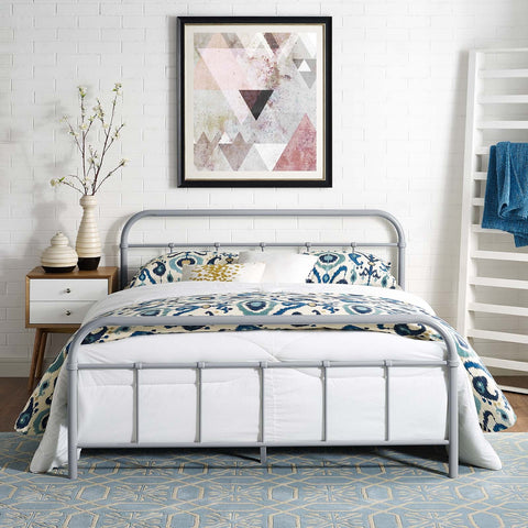 Maisie Stainless Steel Bed Frame Modway Model: mod-5533