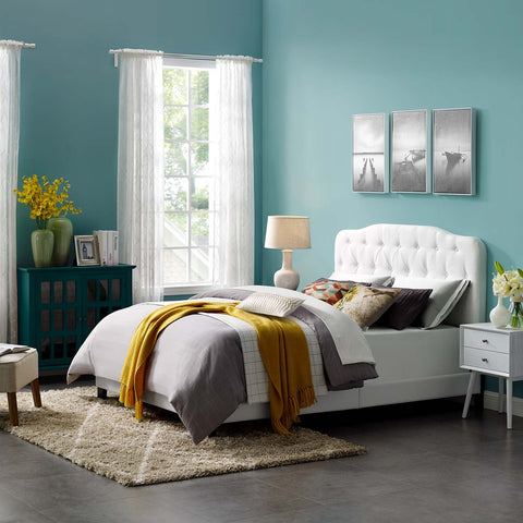 Amelia Upholstered Fabric Bed Modway Model: mod-5839