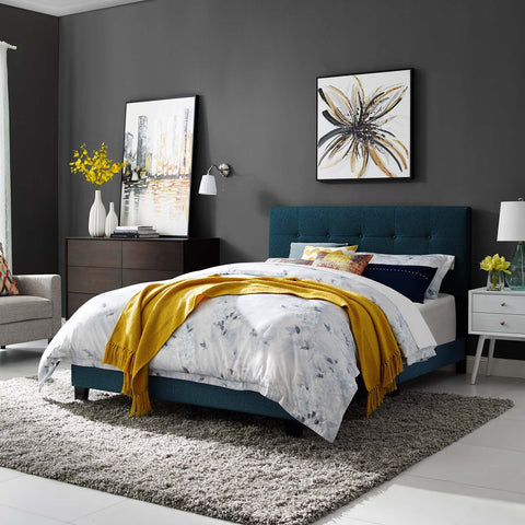 Amira Upholstered Fabric Bed Modway Model: mod-5999