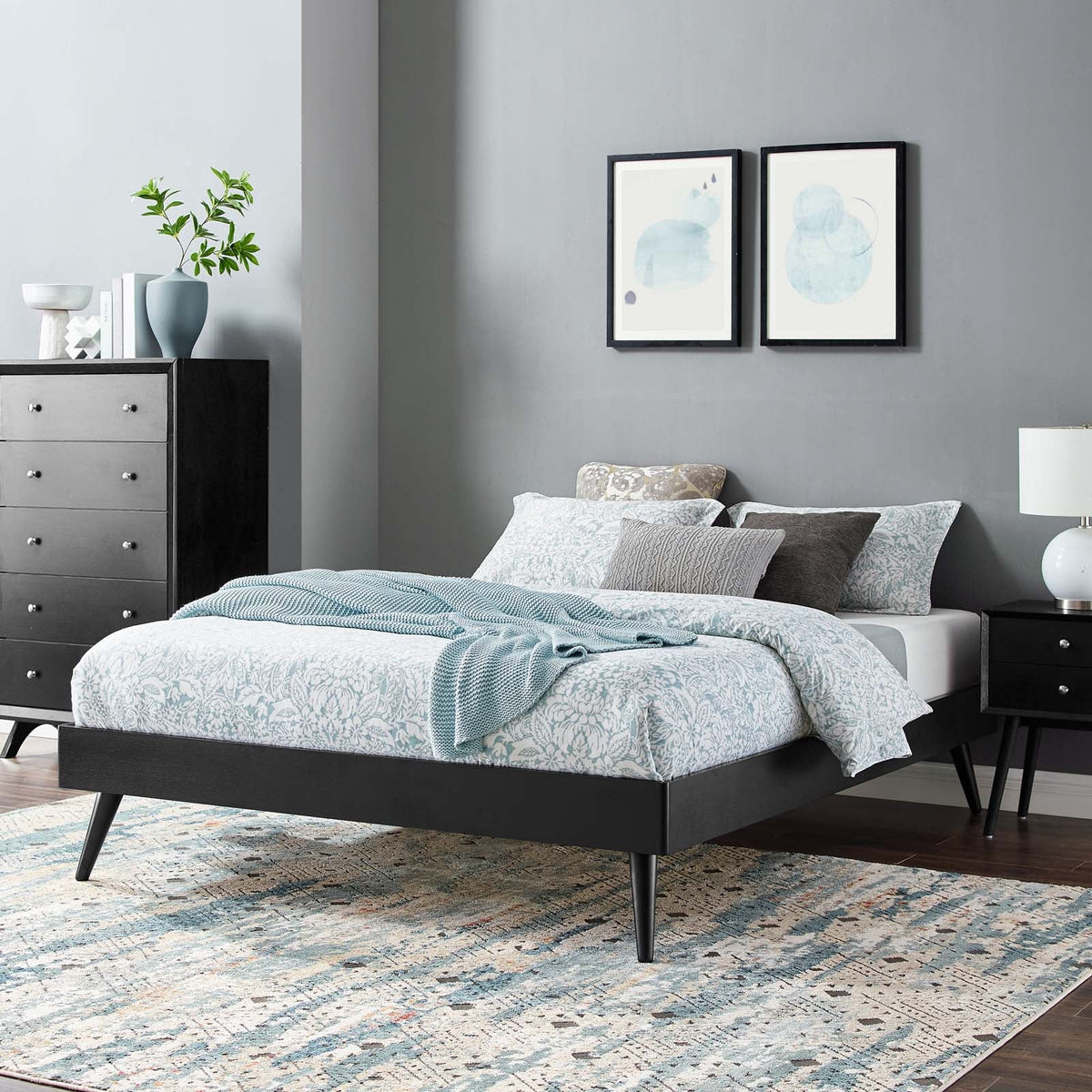 Margo Wood Platform Bed Frame Modway Model: mod-6228