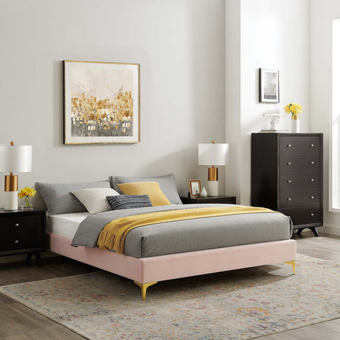 Sutton Performance Velvet Bed Frame Modway Model: mod-6305