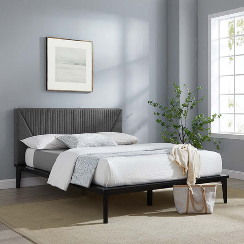 Dakota Upholstered Platform Bed Modway Model: mod-6670