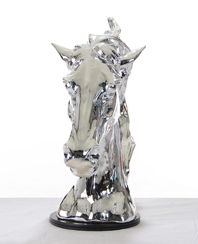 Sz0002 Modern Silver Horse Head Sculpture Model VGTHSZ0002-SLV