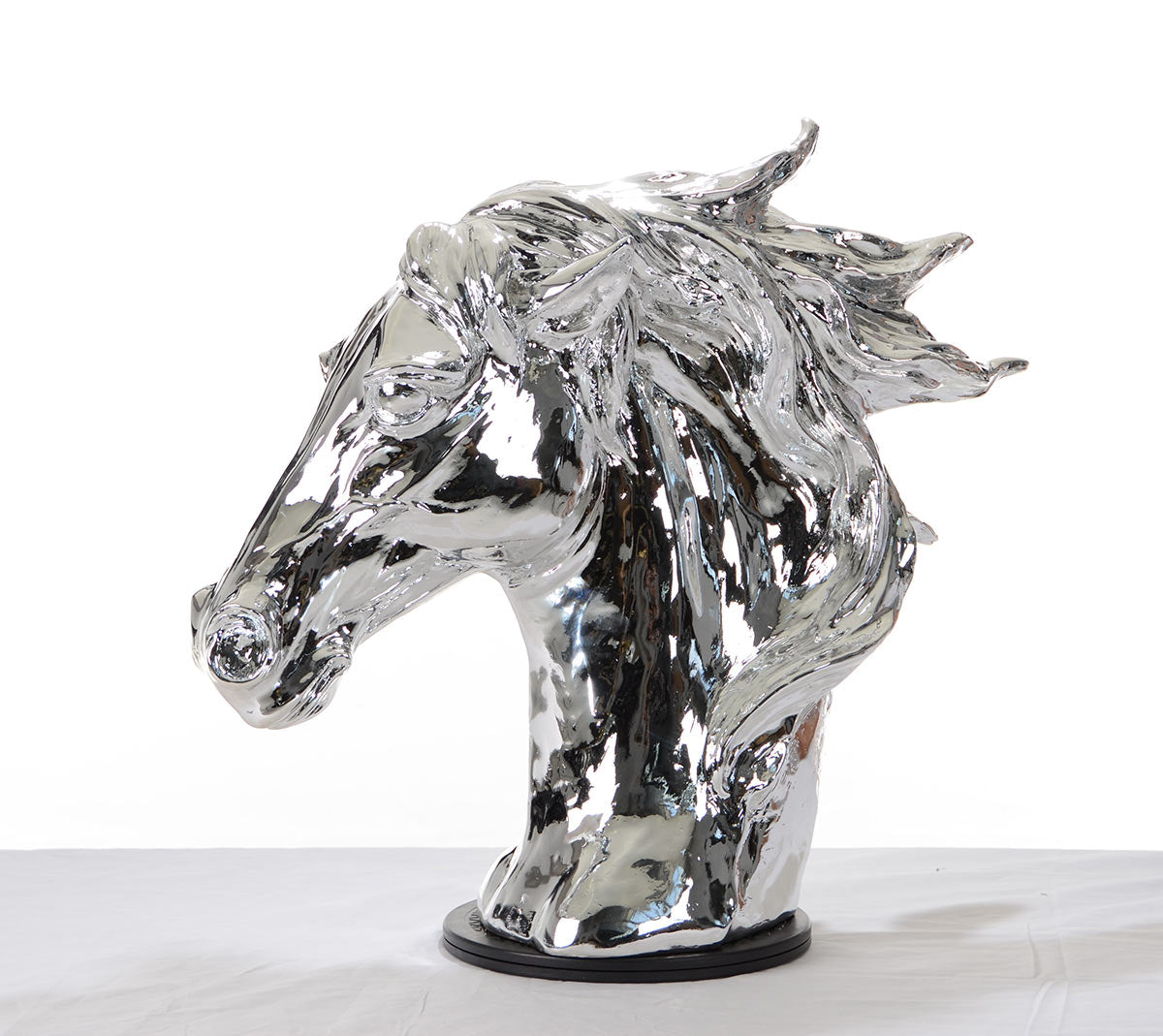Sz0002 Modern Silver Horse Head Sculpture Model VGTHSZ0002-SLV