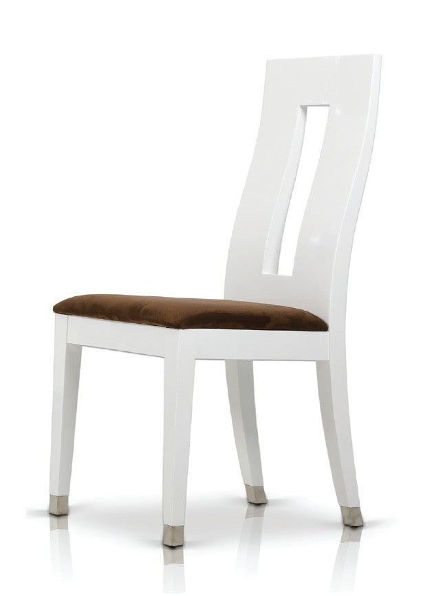Thor Modern White Glossy Dining Side Chair Model VGGU903CH-WHT