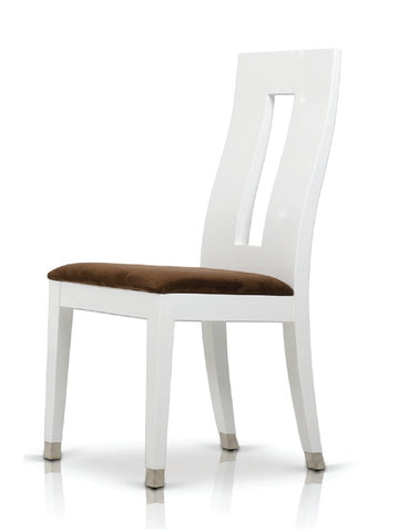 Thor Modern White Glossy Dining Side Chair Model VGGU903CH-WHT