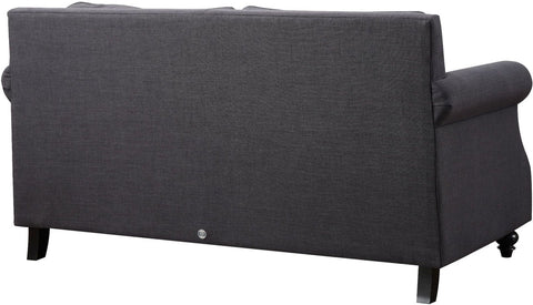 Camden Grey Linen Loveseat Model: TOV-63801-2-Grey