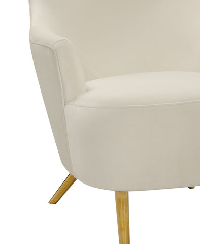Julia Cream Wingback Chair By Inspire Me! Home Decor Model: TOV-A2044-C