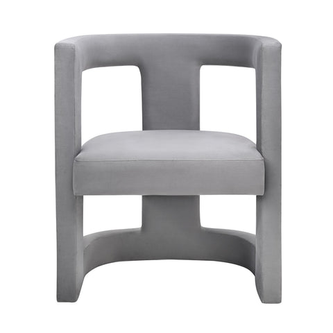 Ada Grey Velvet Chair Model: TOV-A208
