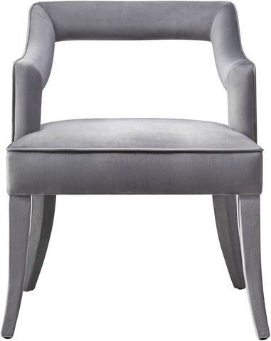 Tiffany Grey Velvet Chair Model: TOV-A210