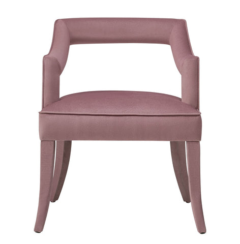 Tiffany Pink Slub Velvet Chair Model: TOV-A211