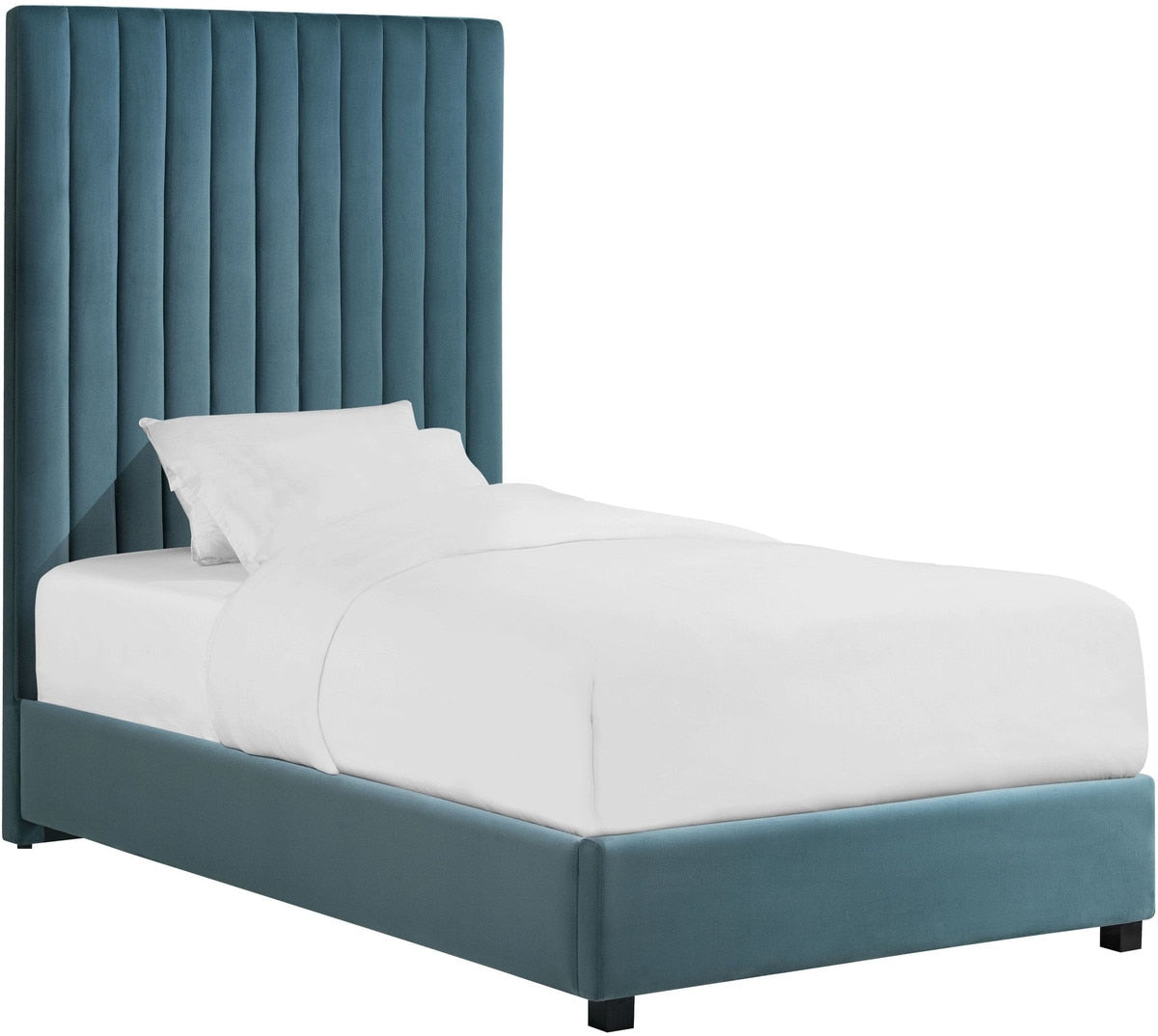 Arabelle Sea Blue Bed in Twin Model: TOV-B127