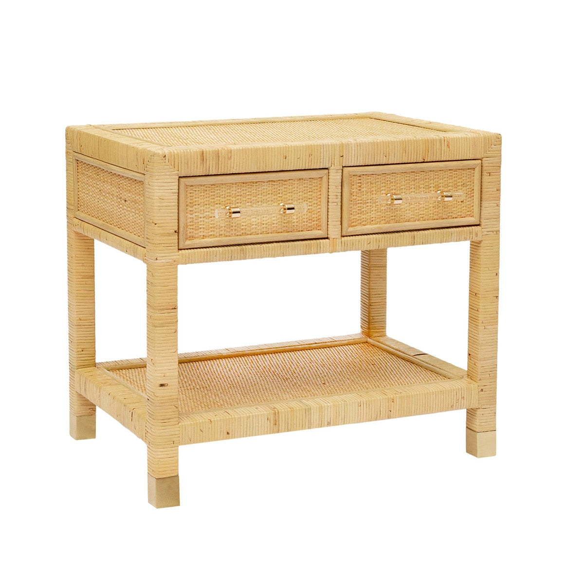 Amara Natural Rattan Nightstand Model: TOV-B21027