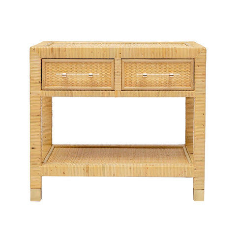 Amara Natural Rattan Nightstand Model: TOV-B21027