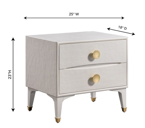 Divine White Nightstand Model: TOV-B44017